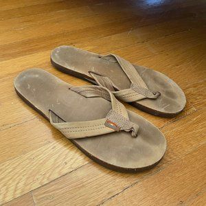 Rainbow Women's Flip Flop Sandals, Redwood, Size XL